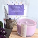 Kit Escalda Pés Alfazema + Vela de Lavandim