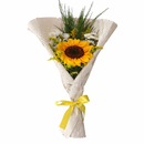 Ramalhete de Girassol No Papel Colmeia