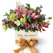 Flores Nobres na Caixa Box Personalizada