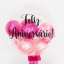 Flores, Pelúcia, Chocolate e Balão Personalizado