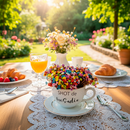 Xícara de Chá Ouro Ousadia