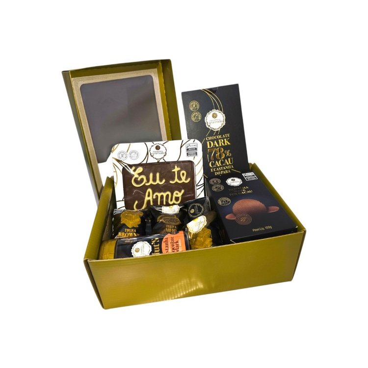 Cesta de Chocolate Surpresa Dark