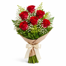 Buquê com 6 Rosas Nacionais