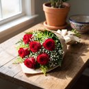 Buquê com 6 Rosas Nacionais