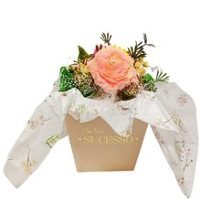 Arranjo Flores Cera Aromático Gratidão Sucesso Grande