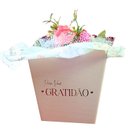 Arranjo Flores Cera Aromático Gratidão Sucesso Grande