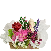 Arranjo Aromático Vela Buquê e Anjo Me Perdoa