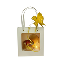 Caixa Vela Aromática Dourada Com Vela Amarela