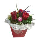 Buquê de Sensações: Arranjo de Velas Artesanais Heart 