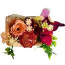 Mini Spa para Pés e Cabelos com Vela e Buquê de Rosas