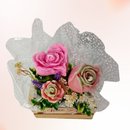 Kit Mini Caixa Coração com Flores e Velas