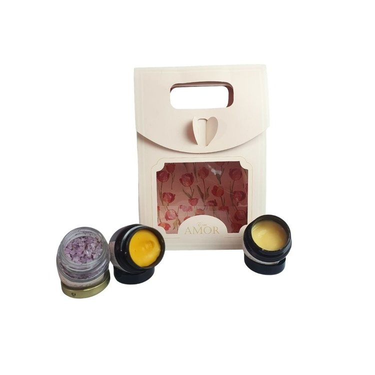 Kit Tulipa Spa dos Pés 40g Rosa Lavanda e Buriti