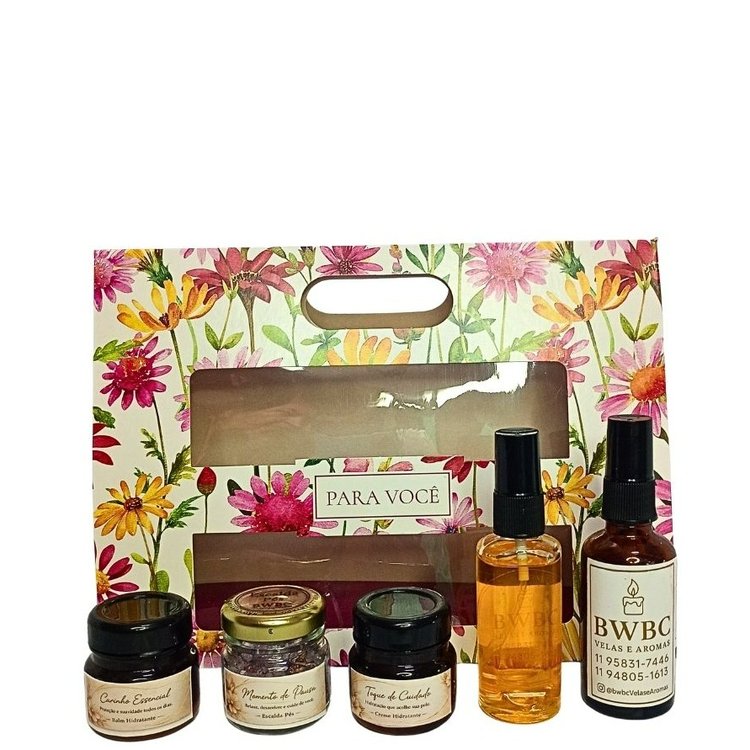Kit Floral Cabelos Corpo e Pés