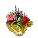 Vela Aromática Rosas com Vaso