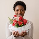 Arranjo Rosas e Corações de Velas e Cera