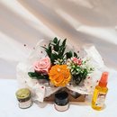 Kit Dourado de Velas Pés e Pele
