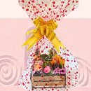 Arranjo Floral com Óleo Trifásico Psyque Feliz Dia