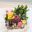 Kit Aromaterapia Cabelo e Pele, Ursinhos e Flores