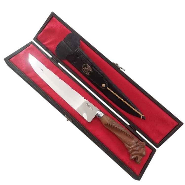 Faca Inox Cabo Esculpido