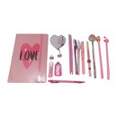 Kit de Papelaria Rosa