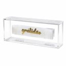 Quadro em Acrílico com Chapa de Selenita Gratidão