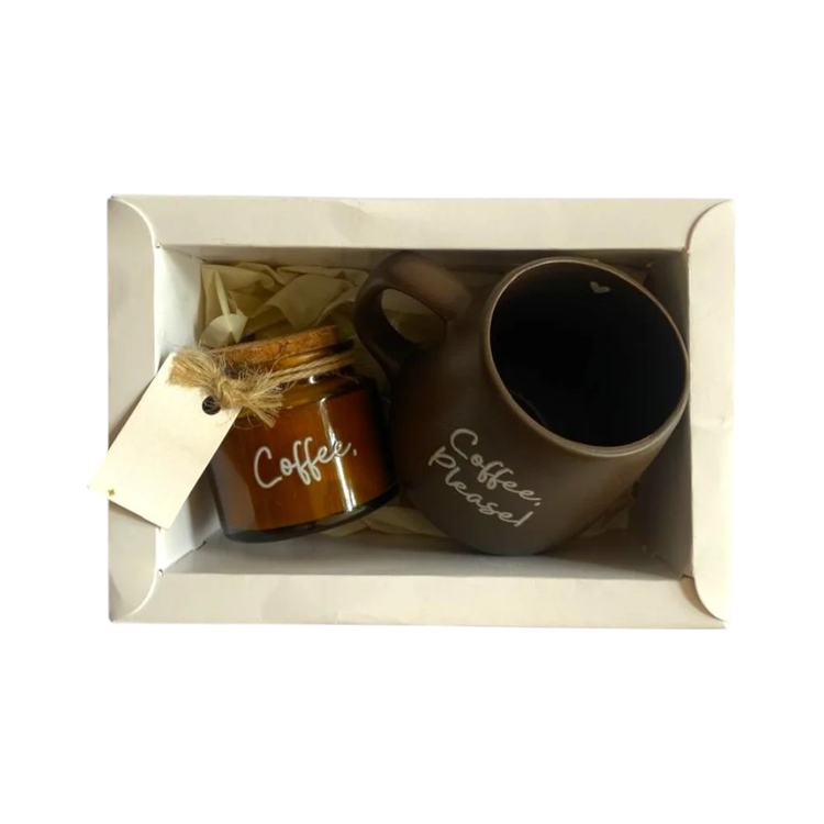 Kit Vela Café Caneca Coffee