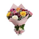 Buquê de 12 Lindas Rosas Coloridas