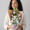 Ramalhete de 6 Rosas Cor Rosa