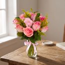 Arranjo com 20 Botões de Rosas