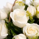 Cesta Pureza em Rosas