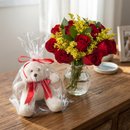 Arranjo Rosas e Carinho