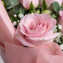 Buquê Coreano com 10 Rosas