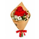 Buquê com 01 Rosa Premium