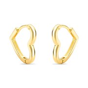 Brinco Coração Dourado