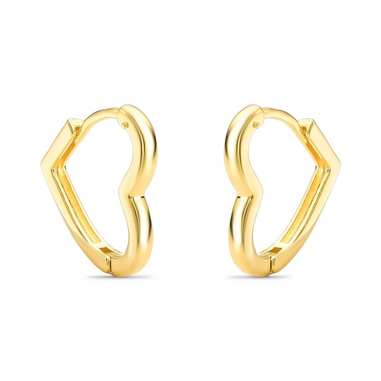 Brinco Coração Dourado