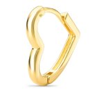 Brinco Coração Dourado