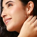 Brinco Coração Dourado