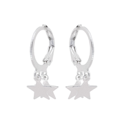Brinco Click Estrela Prata