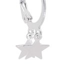 Brinco Click Estrela Prata