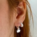 Brinco Click Estrela Prata