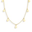 Colar Gotas Douradas 