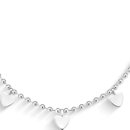 Colar Corações Prata