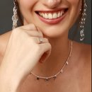 Colar Corações Prata