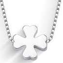 Colar Trevo Prata