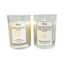 Velas Aromáticas de Chá Branco e Lavanda