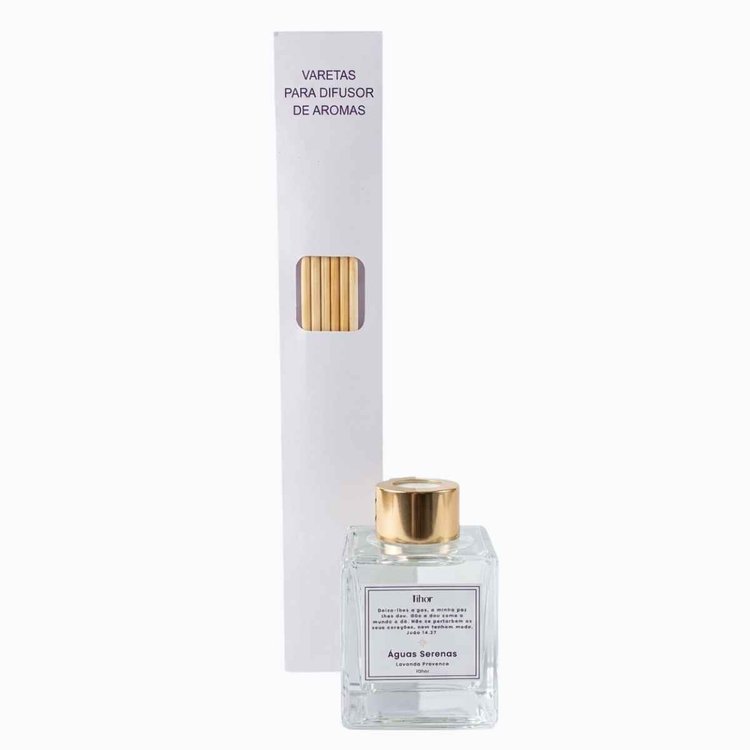 Conjunto Difusor de Varetas Águas Serenas - Lavanda
