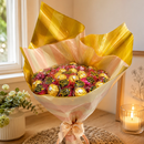 Buquê Bombons 15 Ferrero Rocher e 20 Sonho de Valsa