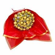 Buquê Bombons 15 Ferrero Rocher e 20 Ouro Branco