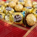Buquê Bombons 15 Ferrero Rocher e 20 Ouro Branco