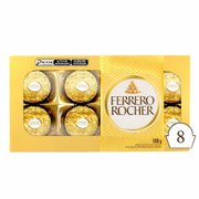 Caixa Bombom Ferrero Rocher 8 Unidades